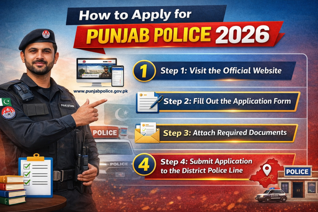 How to Apply for Punjab Police Jobs 2026?