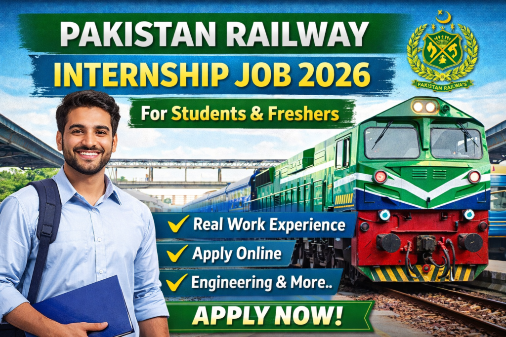  Pakistan Railway Internship Job 2026