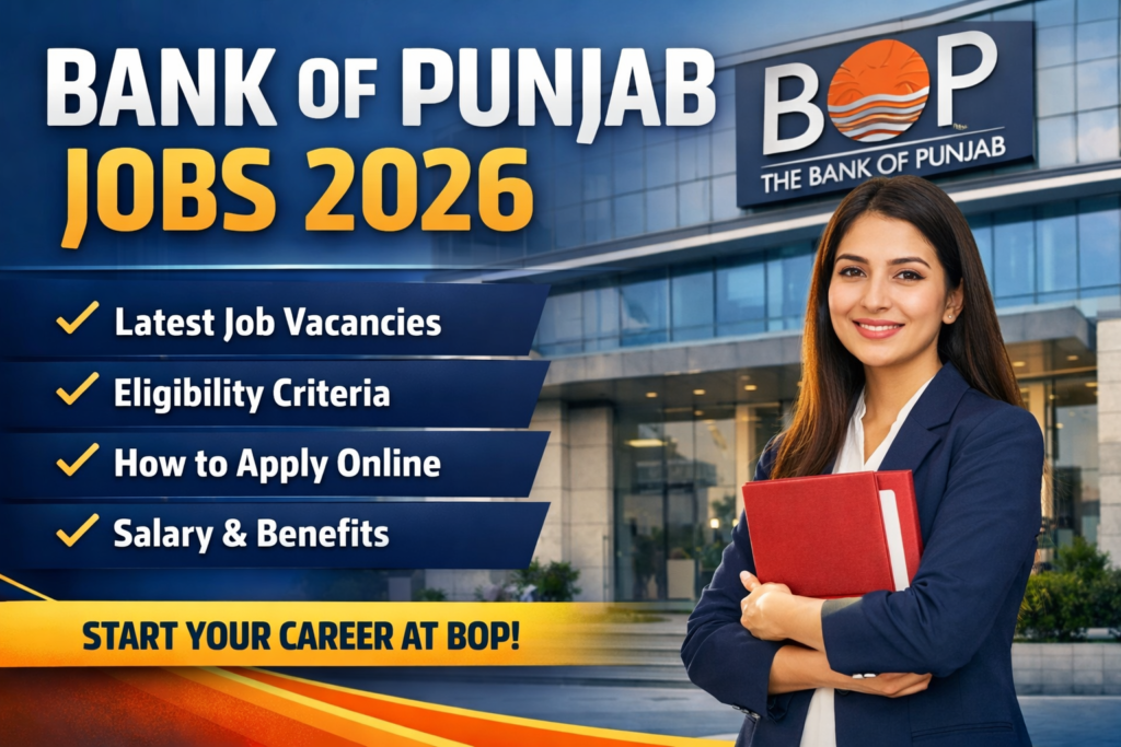 Latest Bank of Punjab Jobs 2026