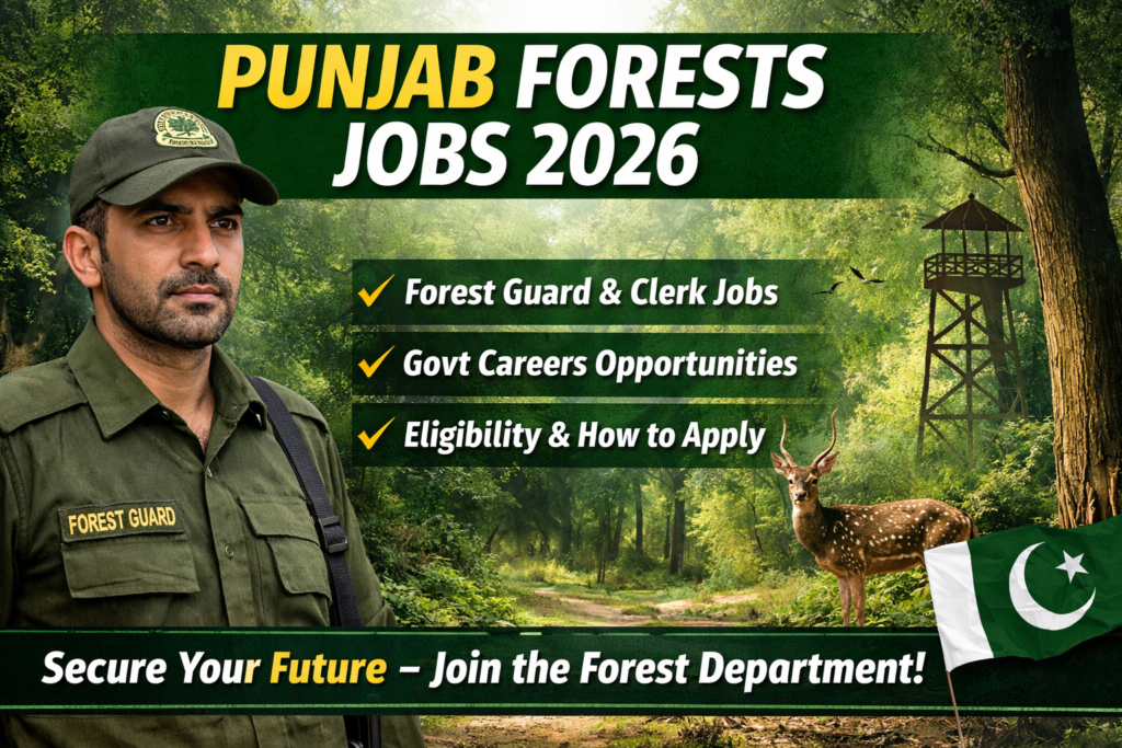 Latest Punjab Forests Jobs 2026