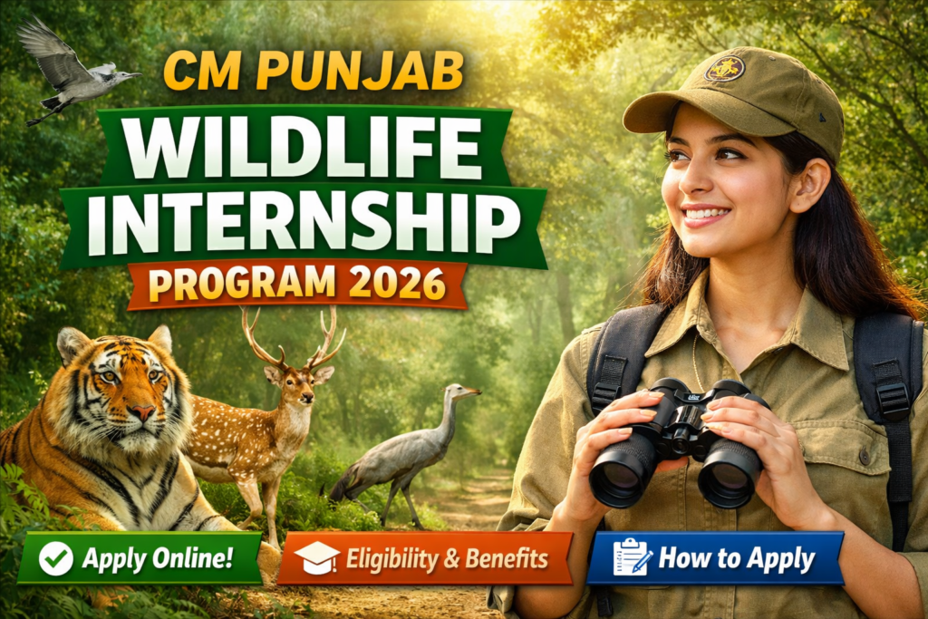 CM Punjab Wildlife Intership Program 2026