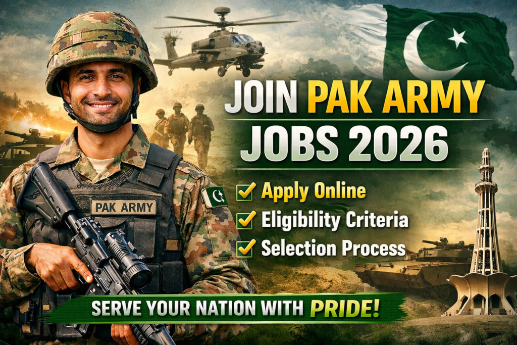 Join Pak Army Jobs 2026