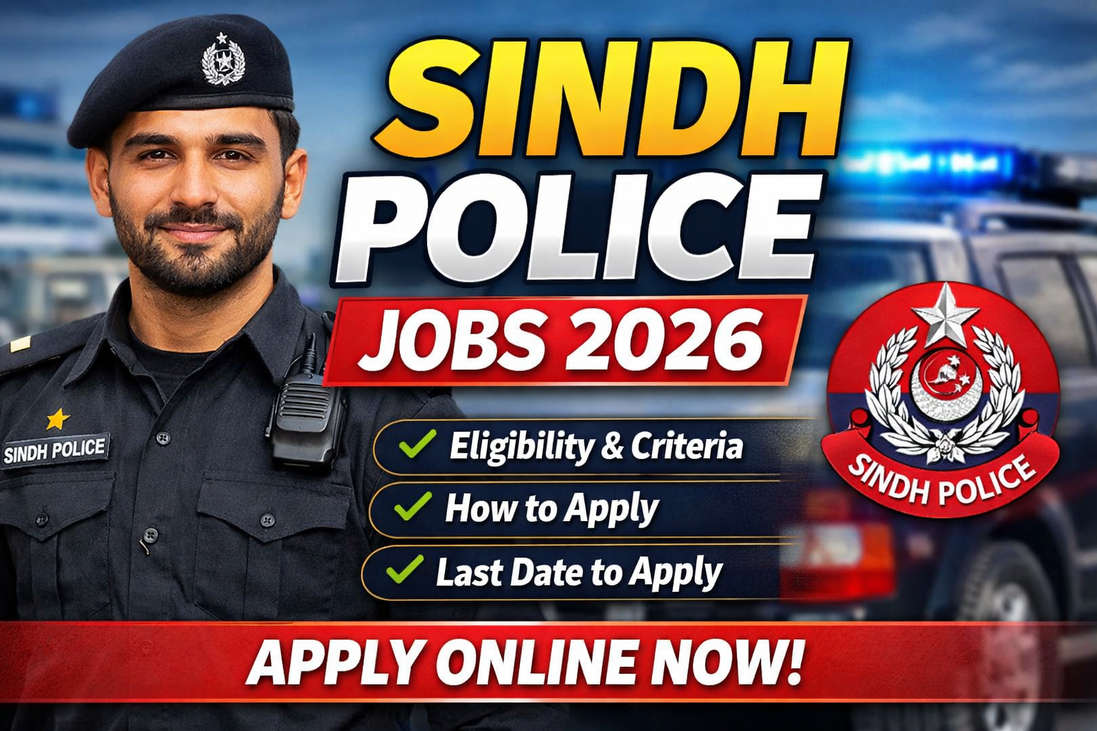 Join Sindh Police Jobs 2026
