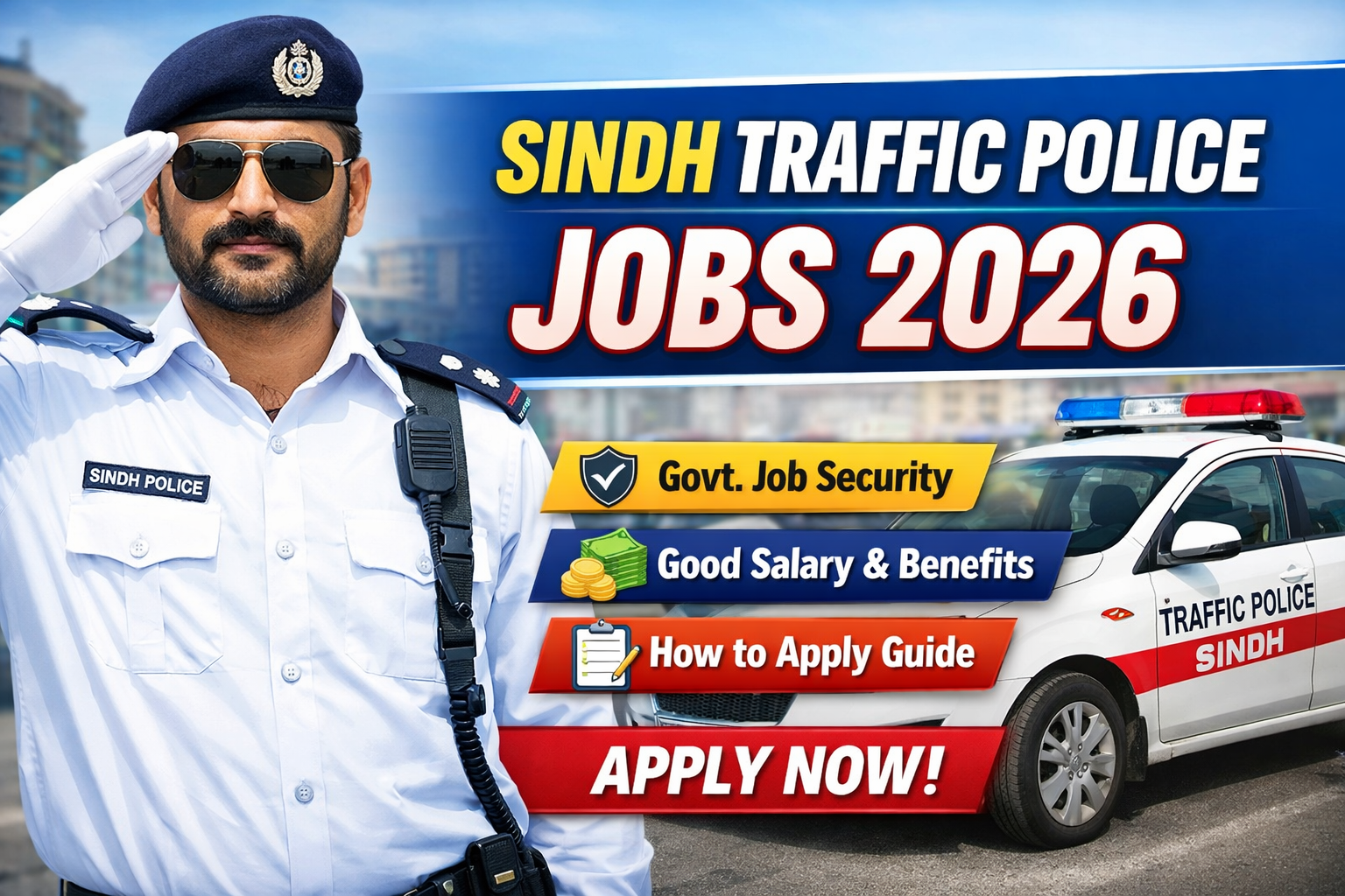 Sindh Traffic Police Jobs 2026
